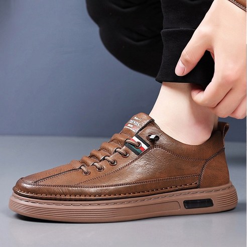 비러 소가죽 남성 캐주얼화 스니커즈