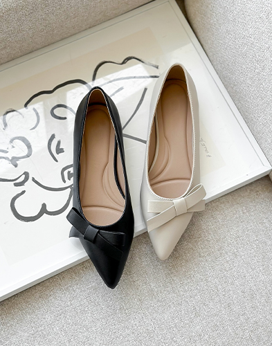 [소가죽] 시그니처 플랫 1cm (814X2)