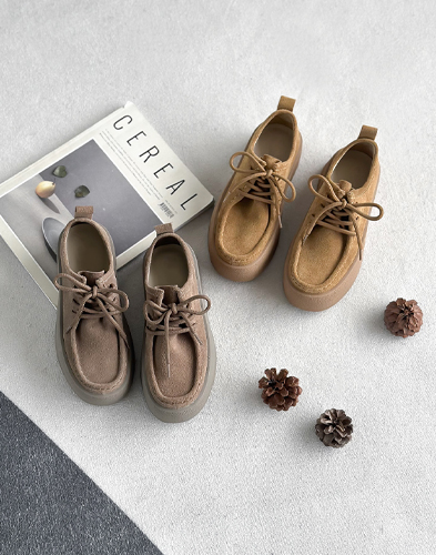 [소가죽] 로이스 통굽 로퍼 5cm (110C8)